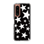 スリムプロテクションケース［ Stars - Black ］
