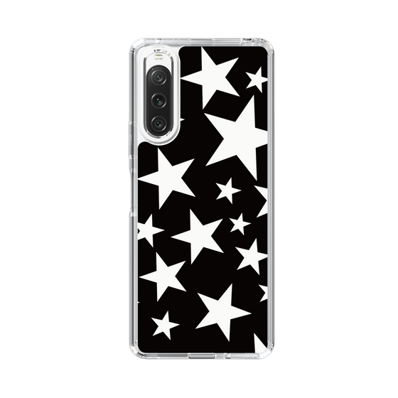 スリムプロテクションケース［ Stars - Black ］