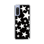 スリムプロテクションケース［ Stars - Black ］