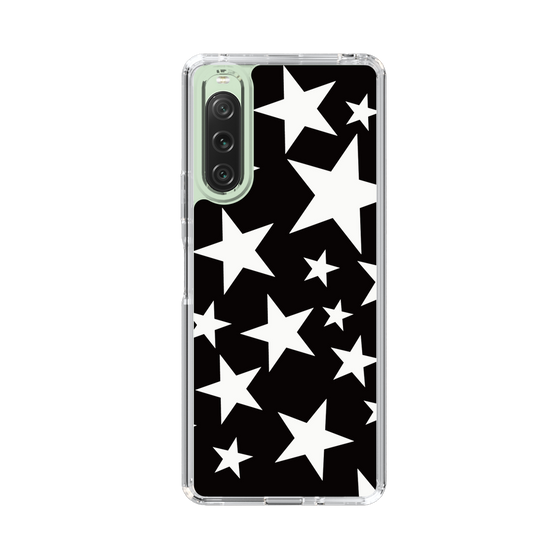 スリムプロテクションケース［ Stars - Black ］