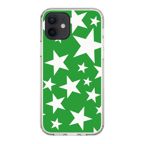 スリムプロテクションケース［ Stars - Green ］