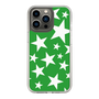 スリムプロテクションケース［ Stars - Green ］