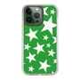 スリムプロテクションケース［ Stars - Green ］