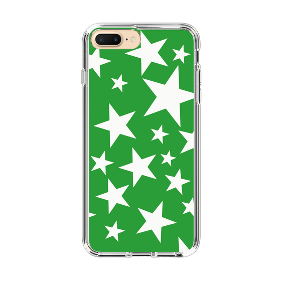 スリムプロテクションケース［ Stars - Green ］