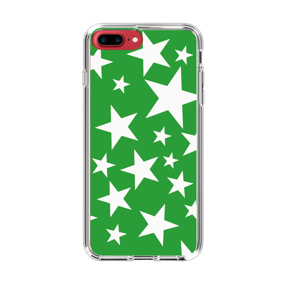 スリムプロテクションケース［ Stars - Green ］