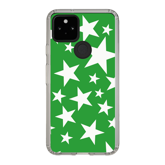 スリムプロテクションケース［ Stars - Green ］