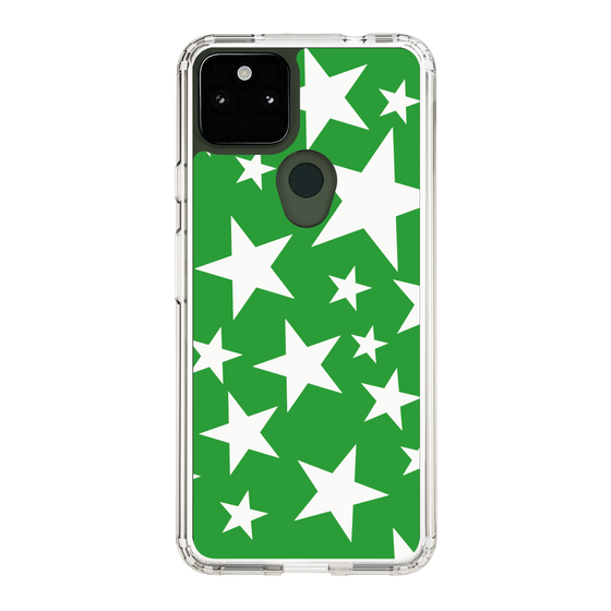 スリムプロテクションケース［ Stars - Green ］