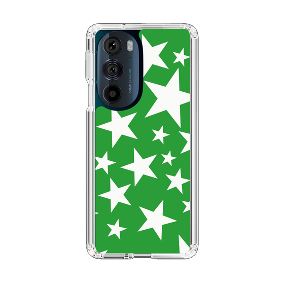スリムプロテクションケース［ Stars - Green ］