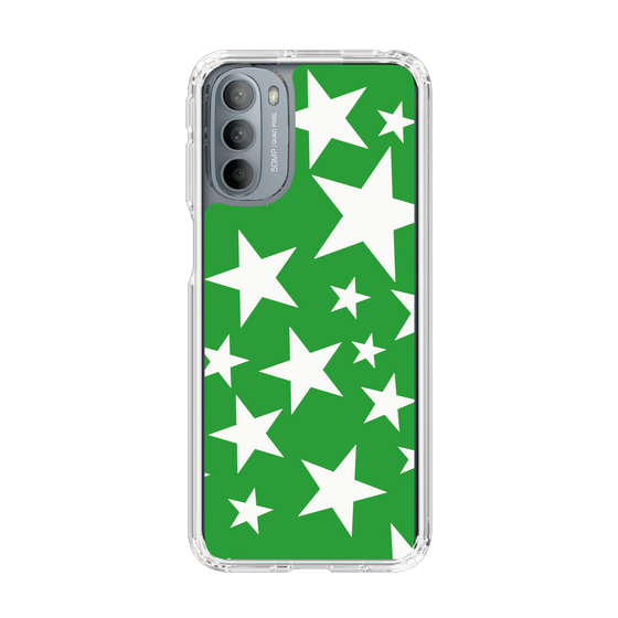 スリムプロテクションケース［ Stars - Green ］