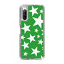 スリムプロテクションケース［ Stars - Green ］