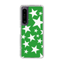 スリムプロテクションケース［ Stars - Green ］