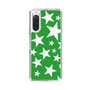 スリムプロテクションケース［ Stars - Green ］