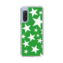 スリムプロテクションケース［ Stars - Green ］