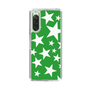 スリムプロテクションケース［ Stars - Green ］