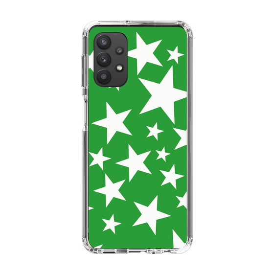 スリムプロテクションケース［ Stars - Green ］