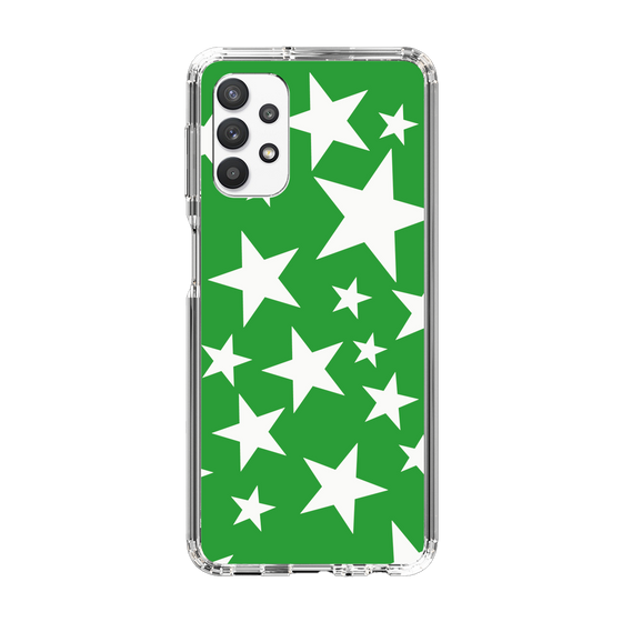 スリムプロテクションケース［ Stars - Green ］