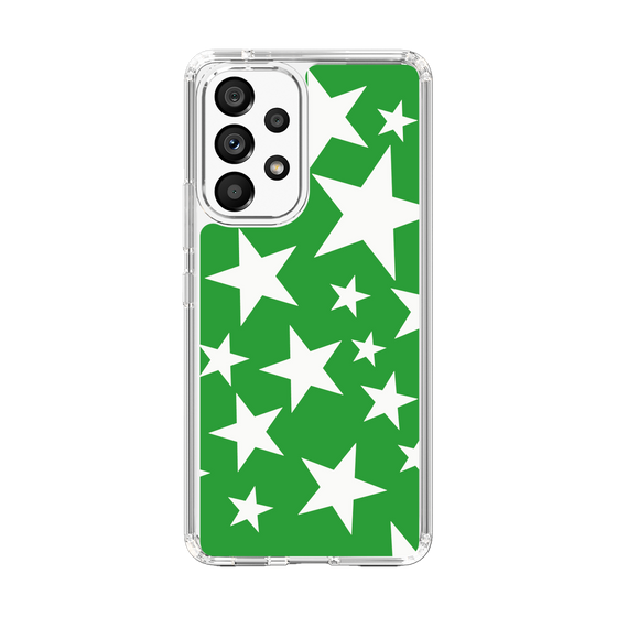 スリムプロテクションケース［ Stars - Green ］