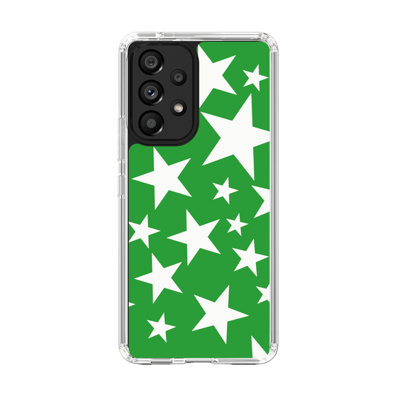 スリムプロテクションケース［ Stars - Green ］