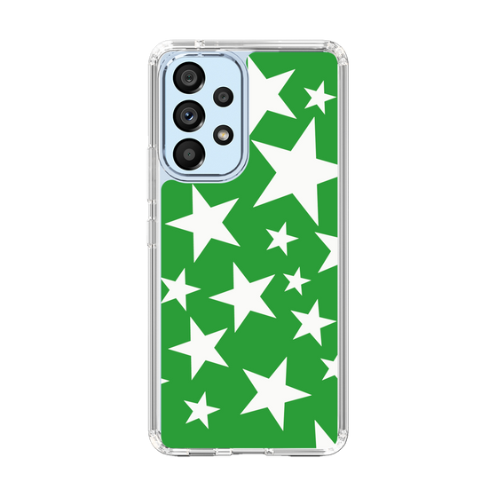 スリムプロテクションケース［ Stars - Green ］
