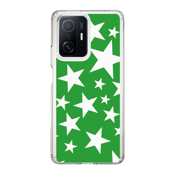 スリムプロテクションケース［ Stars - Green ］