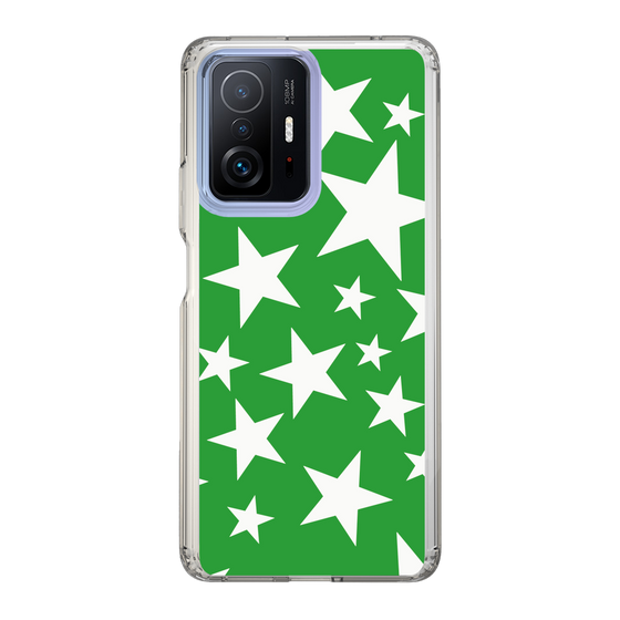 スリムプロテクションケース［ Stars - Green ］