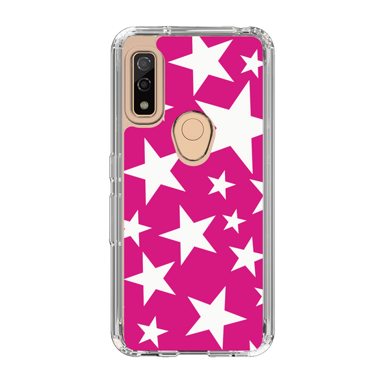スリムプロテクションケース［ Stars - Pink ］