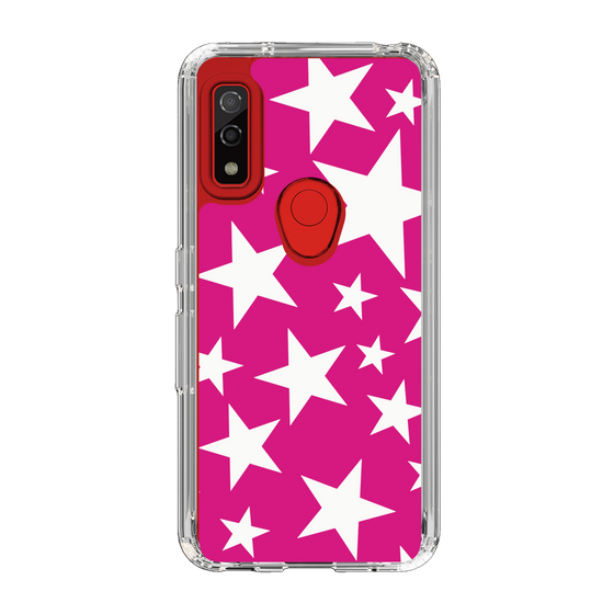 スリムプロテクションケース［ Stars - Pink ］