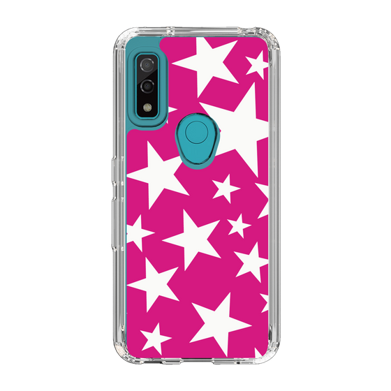 スリムプロテクションケース［ Stars - Pink ］