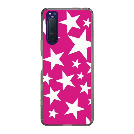 スリムプロテクションケース［ Stars - Pink ］