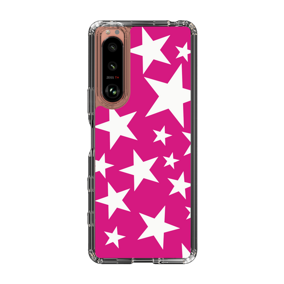 スリムプロテクションケース［ Stars - Pink ］