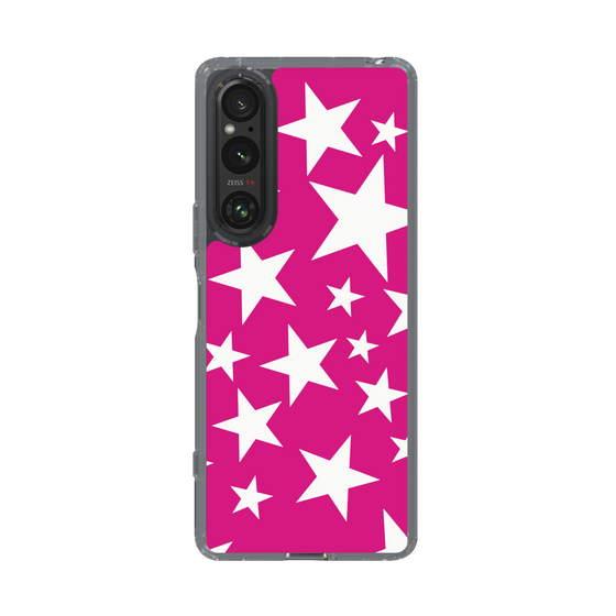 スリムプロテクションケース［ Stars - Pink ］