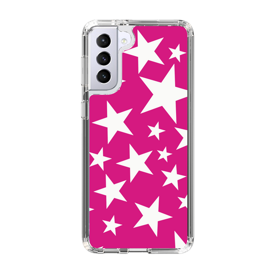 スリムプロテクションケース［ Stars - Pink ］