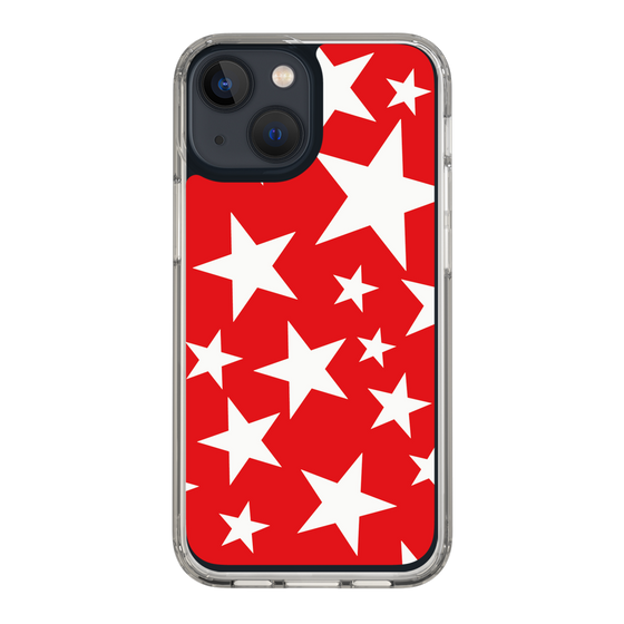 スリムプロテクションケース［ Stars - Red ］