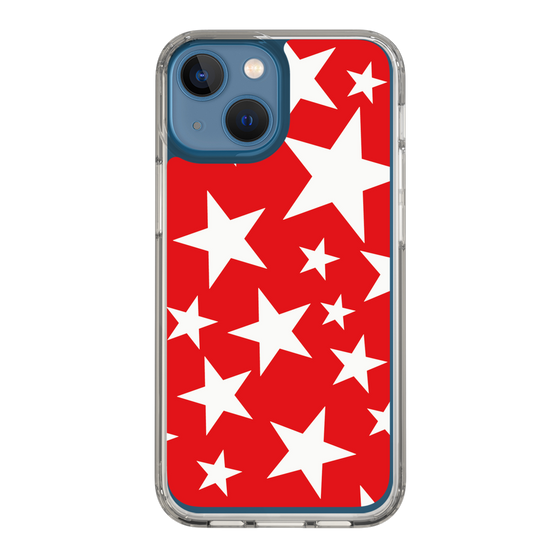 スリムプロテクションケース［ Stars - Red ］