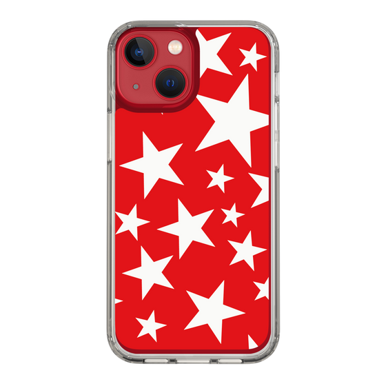 スリムプロテクションケース［ Stars - Red ］