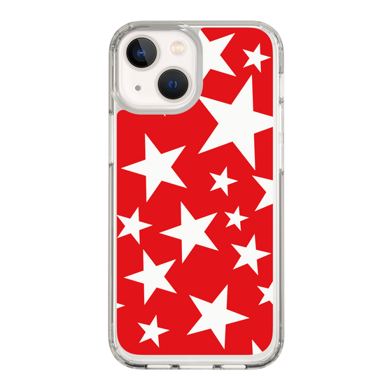 スリムプロテクションケース［ Stars - Red ］