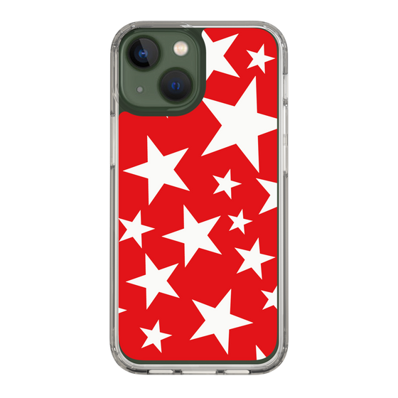 スリムプロテクションケース［ Stars - Red ］