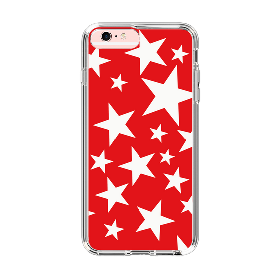 スリムプロテクションケース［ Stars - Red ］