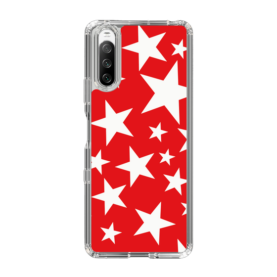 スリムプロテクションケース［ Stars - Red ］