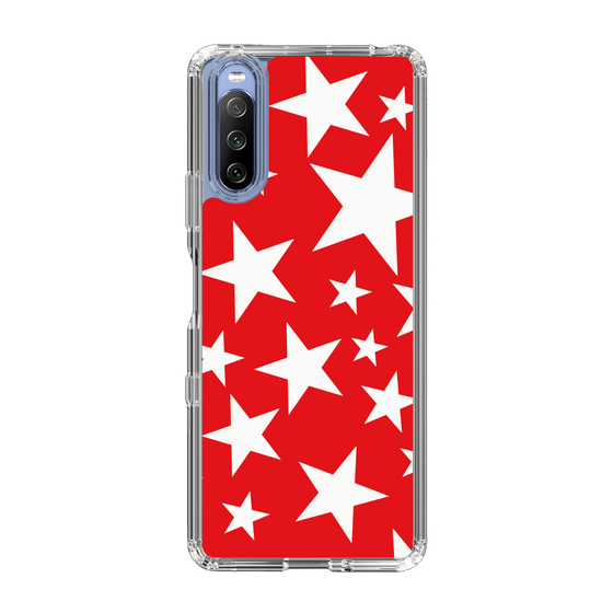 スリムプロテクションケース［ Stars - Red ］