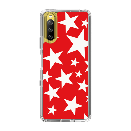 スリムプロテクションケース［ Stars - Red ］