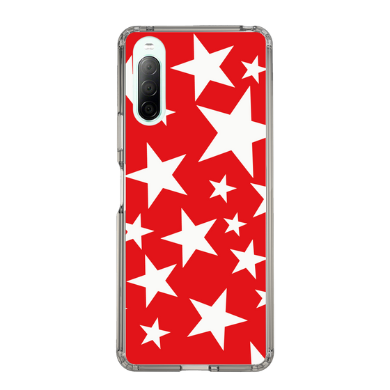 スリムプロテクションケース［ Stars - Red ］