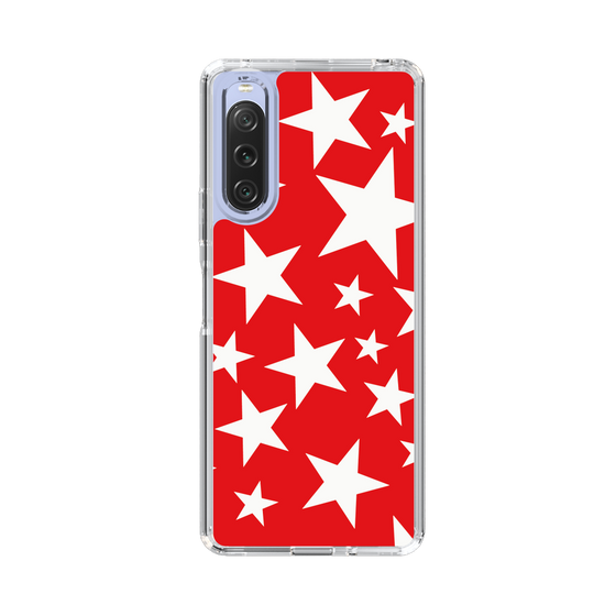 スリムプロテクションケース［ Stars - Red ］