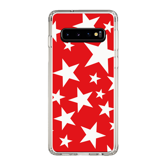 スリムプロテクションケース［ Stars - Red ］