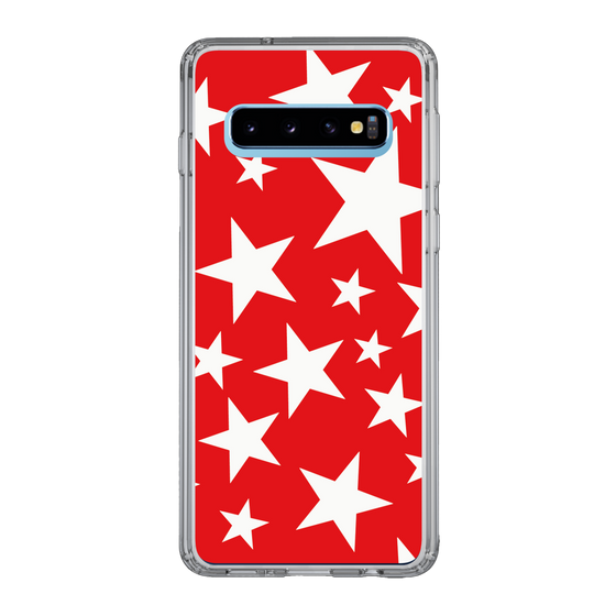 スリムプロテクションケース［ Stars - Red ］