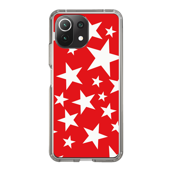 スリムプロテクションケース［ Stars - Red ］