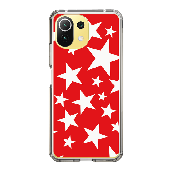スリムプロテクションケース［ Stars - Red ］