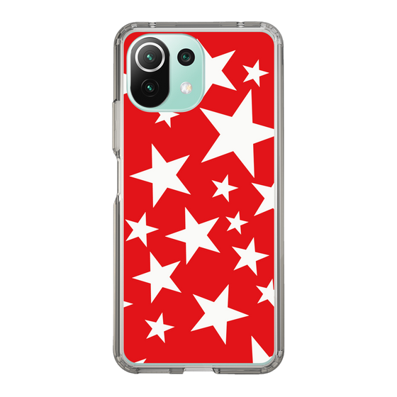 スリムプロテクションケース［ Stars - Red ］