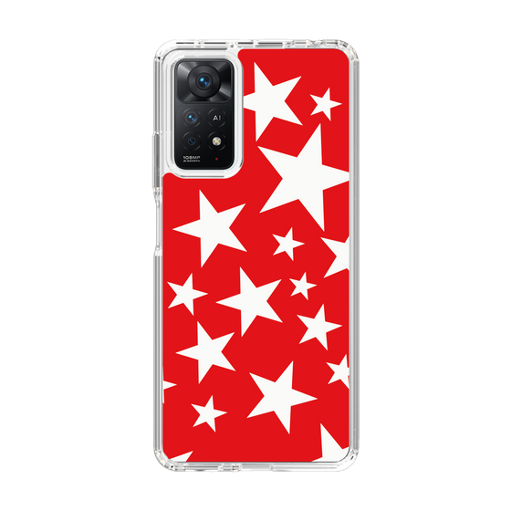 スリムプロテクションケース［ Stars - Red ］