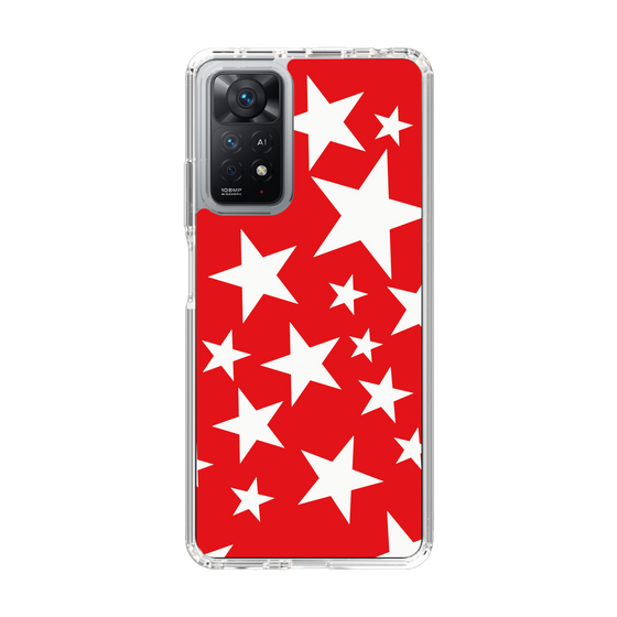 スリムプロテクションケース［ Stars - Red ］